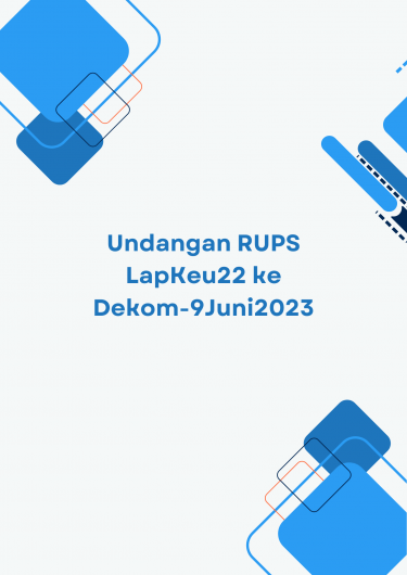 Undangan RUPS LapKeu22 ke Dekom-9Juni2023